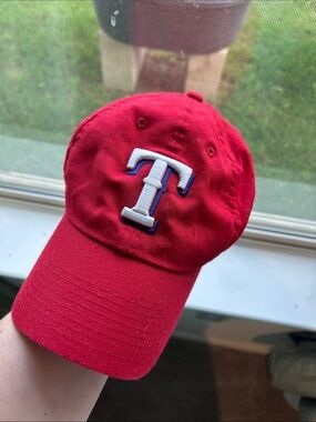 Texas Rangers Nike Red and Blue Heritage 86 Adjustable Cap